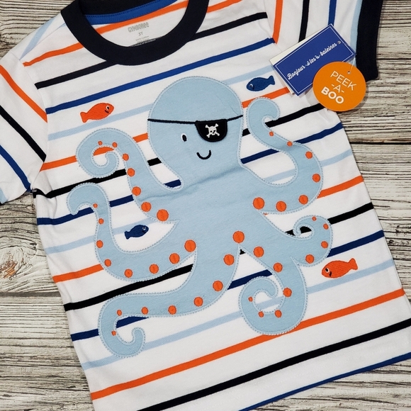 Pirate Octopus T-Shirt - Picture 2 of 5